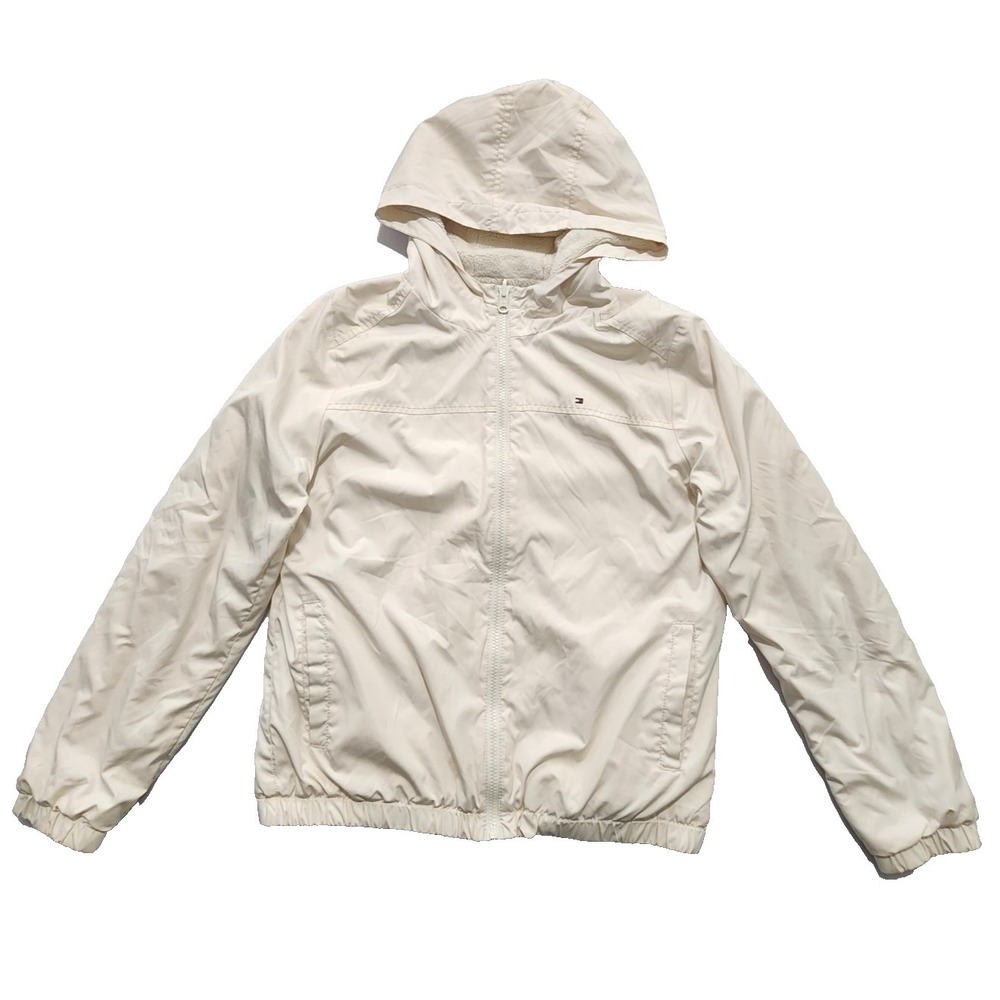 Tommy Hilfiger Girl Reversible Fleece Hooded Jacket‎ Size M